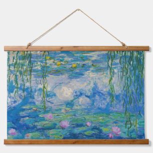 Waterlilies, 1916-1919 by Claude Monet Hanging Tapestry