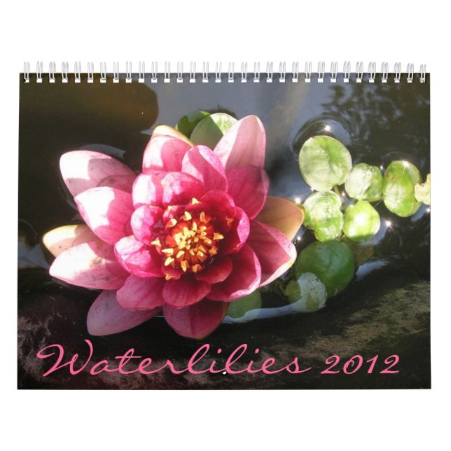 Waterlilies 2012, Double Page Calendar (Cover)