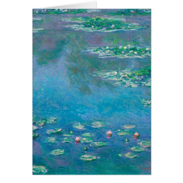 Waterlilies by Claude Monet Fine Art Painting (Front)
