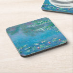 Waterlilies by Claude Monet Fine Art Painting Coaster<br><div class="desc">Beautiful masterpiece by Claude Monet - Water Lilies from his garden at Giverny,  France. One of the most famous fine art paintings in art history and a beautiful example of impressionism. This is truly a wonderful artwork and a great gift for art lover.</div>