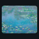 Waterlilies by Claude Monet Fine Art Painting Door Sign<br><div class="desc">Beautiful masterpiece by Claude Monet - Water Lilies from his garden at Giverny,  France. One of the most famous fine art paintings in art history and a beautiful example of impressionism. This is truly a wonderful artwork and a great gift for art lover.</div>