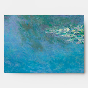 Waterlilies by Claude Monet Fine Art Painting Envelope