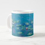 Waterlilies by Claude Monet Fine Art Painting Large Coffee Mug<br><div class="desc">Beautiful masterpiece by Claude Monet - Water Lilies from his garden at Giverny,  France. One of the most famous fine art paintings in art history and a beautiful example of impressionism. This is truly a wonderful artwork and a great gift for art lover.</div>