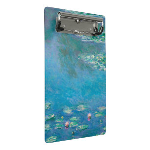 Waterlilies by Claude Monet Fine Art Painting Mini Clipboard