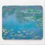 Waterlilies by Claude Monet Fine Art Painting Mouse Mat<br><div class="desc">Beautiful masterpiece by Claude Monet - Water Lilies from his garden at Giverny,  France. One of the most famous fine art paintings in art history and a beautiful example of impressionism. This is truly a wonderful artwork and a great gift for art lover.</div>