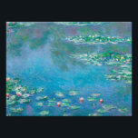 Waterlilies by Claude Monet Fine Art Painting Photo Print<br><div class="desc">Beautiful masterpiece by Claude Monet - Water Lilies from his garden at Giverny,  France. One of the most famous fine art paintings in art history and a beautiful example of impressionism. This is truly a wonderful artwork and a great gift for art lover.</div>