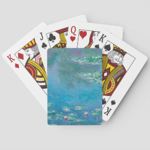 Waterlilies by Claude Monet Fine Art Painting Playing Cards