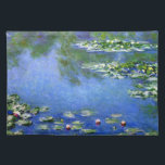 Waterlilies by Claude Monet, Vintage Fine Art Placemat<br><div class="desc">Waterlilies by Claude Monet is a vintage impressionism fine art nature painting featuring waterlilies in a pond in Monet's garden at his home in Giverny, France. A sunny spring or summer day with the bright blue sky reflecting in the pond. Claude Monet enjoyed painting "en plein air" or "in the...</div>