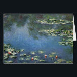 Waterlilies by Claude Monet, Vintage Flowers<br><div class="desc">Water Lilies (1906) by Claude Monet is a vintage impressionism fine art landscape floral painting. It is one of many variations of water lily paintings that Monet painted in his flower garden in Giverny, France. Waterlily flowers in a spring season pond. About the artist: Claude Monet (1840-1926) was a founder...</div>