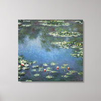 Waterlilies by Claude Monet, Vintage Flowers