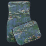 Waterlilies by Claude Monet, Vintage Flowers Car Mat<br><div class="desc">Waterlilies (1916) by Claude Monet. Water Lilies is a vintage impressionism fine art floral painting. Monet's spring season flower garden in Giverny, France. This landscape is one of many variations of water lily paintings that Monet painted by his pond. About the artist: Claude Monet (1840-1926) was a founder of the...</div>