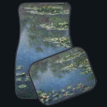 Waterlilies by Claude Monet, Vintage Flowers Car Mat<br><div class="desc">Water Lilies (1906) by Claude Monet is a vintage impressionism fine art landscape floral painting. It is one of many variations of water lily paintings that Monet painted in his flower garden in Giverny, France. Waterlily flowers in a spring season pond. About the artist: Claude Monet (1840-1926) was a founder...</div>
