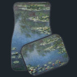 Waterlilies by Claude Monet, Vintage Flowers Car Mat<br><div class="desc">Water Lilies (1906) by Claude Monet is a vintage impressionism fine art landscape floral painting. It is one of many variations of water lily paintings that Monet painted in his flower garden in Giverny, France. Waterlily flowers in a spring season pond. About the artist: Claude Monet (1840-1926) was a founder...</div>
