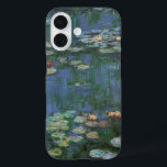 Waterlilies by Claude Monet, Vintage Flowers iPhone 16 Case<br><div class="desc">Waterlilies (1916) by Claude Monet. Water Lilies is a vintage impressionism fine art floral painting. Monet's spring season flower garden in Giverny, France. This landscape is one of many variations of water lily paintings that Monet painted by his pond. About the artist: Claude Monet (1840-1926) was a founder of the...</div>