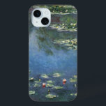 Waterlilies by Claude Monet, Vintage Flowers iPhone 15 Mini Case<br><div class="desc">Water Lilies (1906) by Claude Monet is a vintage impressionism fine art landscape floral painting. It is one of many variations of water lily paintings that Monet painted in his flower garden in Giverny, France. Waterlily flowers in a spring season pond. About the artist: Claude Monet (1840-1926) was a founder...</div>