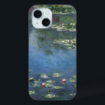 Waterlilies by Claude Monet, Vintage Flowers iPhone 15 Case<br><div class="desc">Water Lilies (1906) by Claude Monet is a vintage impressionism fine art landscape floral painting. It is one of many variations of water lily paintings that Monet painted in his flower garden in Giverny, France. Waterlily flowers in a spring season pond. About the artist: Claude Monet (1840-1926) was a founder...</div>