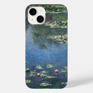 Waterlilies by Claude Monet, Vintage Flowers Case-Mate iPhone 14 Case