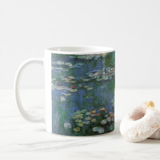 Waterlilies by Claude Monet, Vintage Flowers Coffee Mug