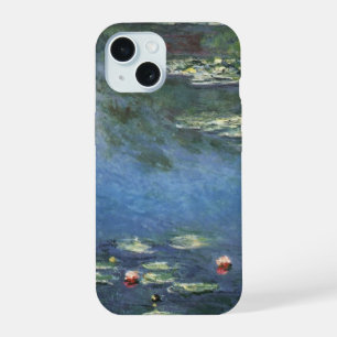 Waterlilies by Claude Monet, Vintage Flowers iPhone 15 Case