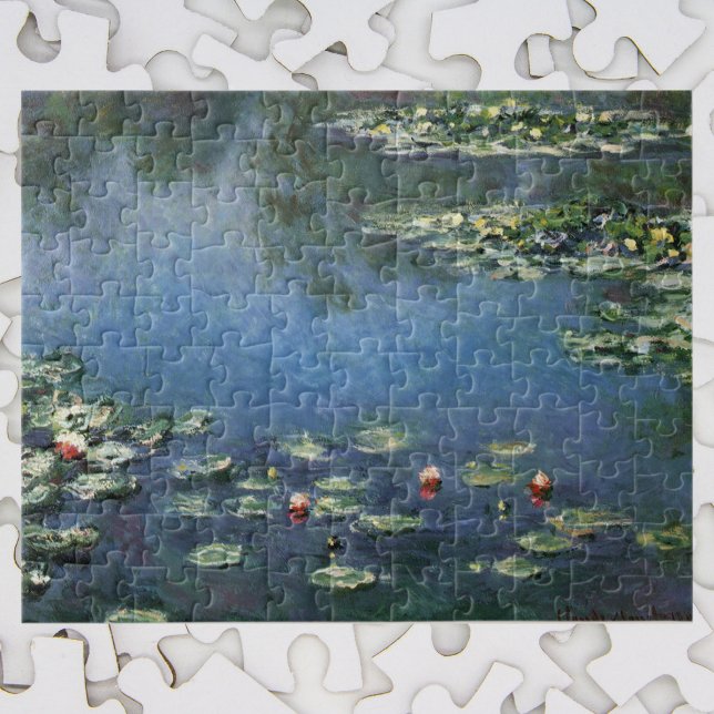 Waterlilies by Claude Monet, Vintage Flowers Jigsaw Puzzle (Creator Uploaded)