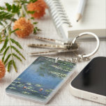 Waterlilies by Claude Monet, Vintage Flowers Key Ring<br><div class="desc">Water Lilies (1906) by Claude Monet is a vintage impressionism fine art landscape floral painting. It is one of many variations of water lily paintings that Monet painted in his flower garden in Giverny, France. Waterlily flowers in a spring season pond. About the artist: Claude Monet (1840-1926) was a founder...</div>