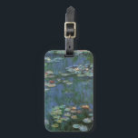 Waterlilies by Claude Monet, Vintage Flowers Luggage Tag<br><div class="desc">Waterlilies (1916) by Claude Monet. Water Lilies is a vintage impressionism fine art floral painting. Monet's spring season flower garden in Giverny, France. This landscape is one of many variations of water lily paintings that Monet painted by his pond. About the artist: Claude Monet (1840-1926) was a founder of the...</div>