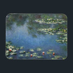 Waterlilies by Claude Monet, Vintage Flowers Magnet<br><div class="desc">Water Lilies (1906) by Claude Monet is a vintage impressionism fine art landscape floral painting. It is one of many variations of water lily paintings that Monet painted in his flower garden in Giverny, France. Waterlily flowers in a spring season pond. About the artist: Claude Monet (1840-1926) was a founder...</div>