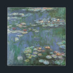 Waterlilies by Claude Monet, Vintage Flowers Magnet<br><div class="desc">Waterlilies (1916) by Claude Monet. Water Lilies is a vintage impressionism fine art floral painting. Monet's spring season flower garden in Giverny, France. This landscape is one of many variations of water lily paintings that Monet painted by his pond. About the artist: Claude Monet (1840-1926) was a founder of the...</div>