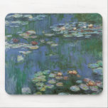 Waterlilies by Claude Monet, Vintage Flowers Mouse Mat<br><div class="desc">Waterlilies (1916) by Claude Monet. Water Lilies is a vintage impressionism fine art floral painting. Monet's spring season flower garden in Giverny, France. This landscape is one of many variations of water lily paintings that Monet painted by his pond. About the artist: Claude Monet (1840-1926) was a founder of the...</div>