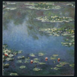 Waterlilies by Claude Monet, Vintage Flowers Napkin<br><div class="desc">Water Lilies (1906) by Claude Monet is a vintage impressionism fine art landscape floral painting. It is one of many variations of water lily paintings that Monet painted in his flower garden in Giverny, France. Waterlily flowers in a spring season pond. About the artist: Claude Monet (1840-1926) was a founder...</div>