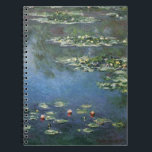 Waterlilies by Claude Monet, Vintage Flowers Notebook<br><div class="desc">Water Lilies (1906) by Claude Monet is a vintage impressionism fine art landscape floral painting. It is one of many variations of water lily paintings that Monet painted in his flower garden in Giverny, France. Waterlily flowers in a spring season pond. About the artist: Claude Monet (1840-1926) was a founder...</div>
