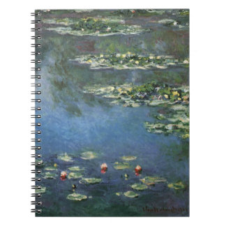 Waterlilies by Claude Monet, Vintage Flowers Notebook