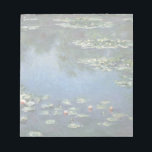 Waterlilies by Claude Monet, Vintage Flowers Notepad<br><div class="desc">Water Lilies (1906) by Claude Monet is a vintage impressionism fine art landscape floral painting. It is one of many variations of water lily paintings that Monet painted in his flower garden in Giverny, France. Waterlily flowers in a spring season pond. About the artist: Claude Monet (1840-1926) was a founder...</div>