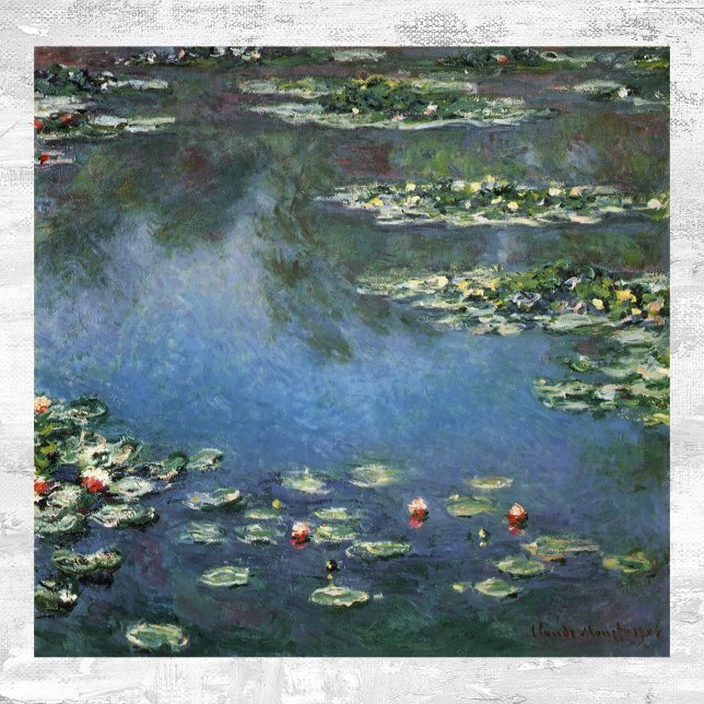 Waterlilies by Claude Monet, Vintage Flowers Poster (Creator Uploaded)