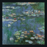 Waterlilies by Claude Monet, Vintage Flowers Poster<br><div class="desc">Waterlilies (1916) by Claude Monet. Water Lilies is a vintage impressionism fine art floral painting. Monet's spring season flower garden in Giverny, France. This landscape is one of many variations of water lily paintings that Monet painted by his pond. About the artist: Claude Monet (1840-1926) was a founder of the...</div>