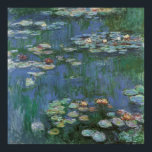 Waterlilies by Claude Monet, Vintage Flowers Poster<br><div class="desc">Waterlilies (1916) by Claude Monet. Water Lilies is a vintage impressionism fine art floral painting. Monet's spring season flower garden in Giverny, France. This landscape is one of many variations of water lily paintings that Monet painted by his pond. About the artist: Claude Monet (1840-1926) was a founder of the...</div>