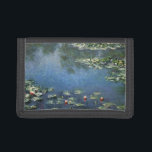Waterlilies by Claude Monet, Vintage Flowers Trifold Wallet<br><div class="desc">Water Lilies (1906) by Claude Monet is a vintage impressionism fine art landscape floral painting. It is one of many variations of water lily paintings that Monet painted in his flower garden in Giverny, France. Waterlily flowers in a spring season pond. About the artist: Claude Monet (1840-1926) was a founder...</div>