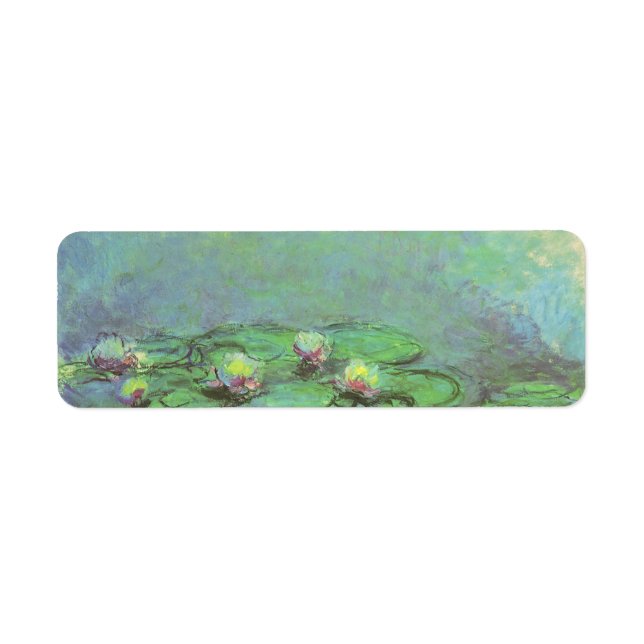 Waterlilies by Claude Monet, Vintage Impressionism (Front)