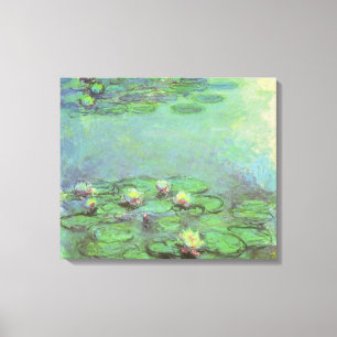 Waterlilies by Claude Monet, Vintage Impressionism Canvas Print