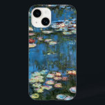 Waterlilies by Claude Monet, Vintage Impressionism Case-Mate iPhone 14 Case<br><div class="desc">Waterlilies (1914) by Claude Monet is a vintage impressionist fine art nature painting. One of many variations of water lily floral paintings that Monet painted by the pond in his flower garden in Giverny, France. About the artist: Claude Monet (1840-1926) was a founder of the French impressionist painting movement with...</div>