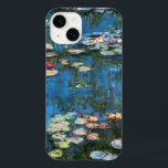 Waterlilies by Claude Monet, Vintage Impressionism Case-Mate iPhone 14 Case<br><div class="desc">Waterlilies (1914) by Claude Monet is a vintage impressionist fine art nature painting. One of many variations of water lily floral paintings that Monet painted by the pond in his flower garden in Giverny, France. About the artist: Claude Monet (1840-1926) was a founder of the French impressionist painting movement with...</div>