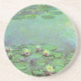 Waterlilies by Claude Monet, Vintage Impressionism Coaster