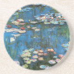 Waterlilies by Claude Monet, Vintage Impressionism Coaster<br><div class="desc">Waterlilies (1914) by Claude Monet is a vintage impressionist fine art nature painting. One of many variations of water lily floral paintings that Monet painted by the pond in his flower garden in Giverny, France. About the artist: Claude Monet (1840-1926) was a founder of the French impressionist painting movement with...</div>