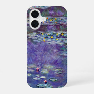 Waterlilies by Claude Monet, Vintage Impressionism iPhone 16 Case