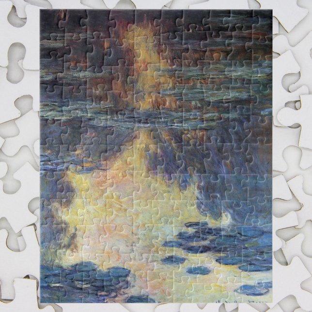 Waterlilies by Claude Monet, Vintage Impressionism Jigsaw Puzzle (Creator Uploaded)