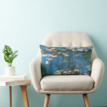 Waterlilies by Claude Monet, Vintage Impressionism Lumbar Cushion<br><div class="desc">Waterlilies (1914) by Claude Monet is a vintage impressionist fine art nature painting. One of many variations of water lily floral paintings that Monet painted by the pond in his flower garden in Giverny, France. About the artist: Claude Monet (1840-1926) was a founder of the French impressionist painting movement with...</div>