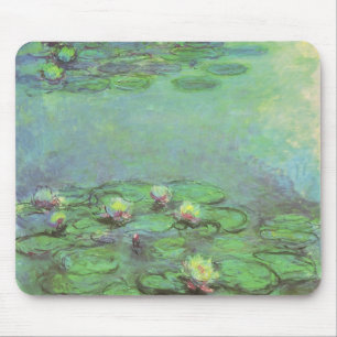 Waterlilies by Claude Monet, Vintage Impressionism Mouse Mat