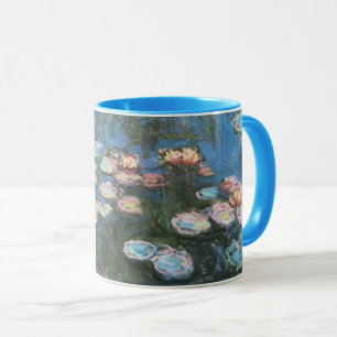 Waterlilies by Claude Monet, Vintage Impressionism Mug