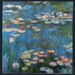 Waterlilies by Claude Monet, Vintage Impressionism Napkin<br><div class="desc">Waterlilies (1914) by Claude Monet is a vintage impressionist fine art nature painting. One of many variations of water lily floral paintings that Monet painted by the pond in his flower garden in Giverny, France. About the artist: Claude Monet (1840-1926) was a founder of the French impressionist painting movement with...</div>
