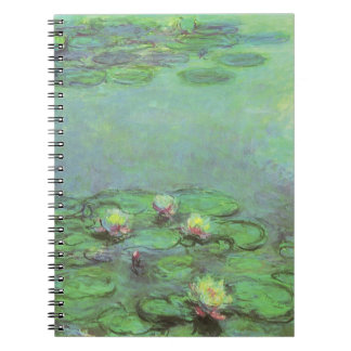 Waterlilies by Claude Monet, Vintage Impressionism Notebook